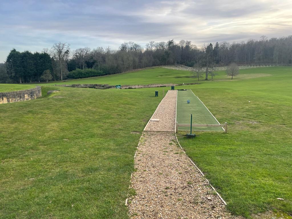 Outdoor Practice Mats At Bowood Driving Range